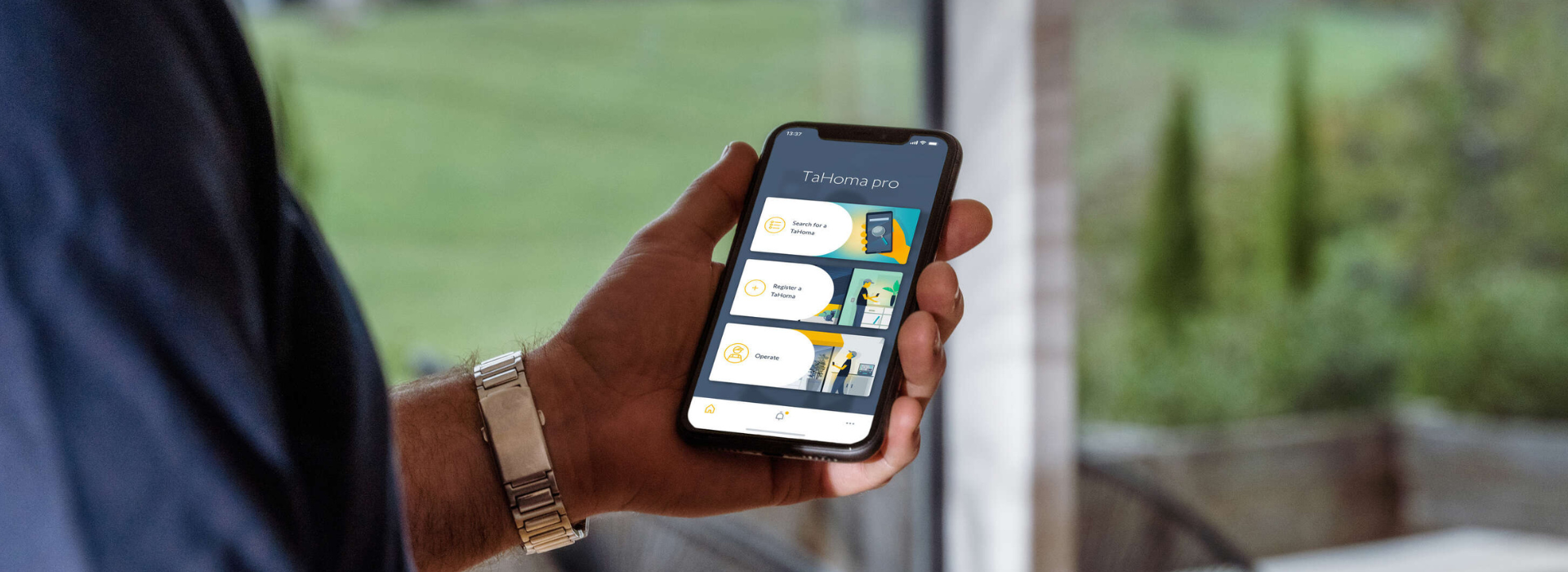 L’appli TaHoma Pro